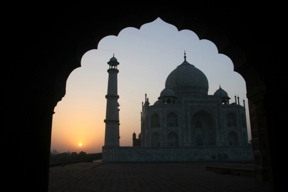 sunrise at the TAJ MAHAL.JPG